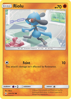 Pokemon Unbroken Bonds Riolu - 102