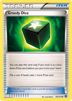 Pokemon Steam Siege Greedy Dice - 102