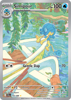 Pokemon Black Bolt Simipour - 102