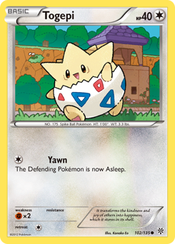 Pokemon Plasma Storm Togepi - 102