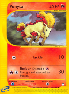 Pokemon Aquapolis Ponyta - 102