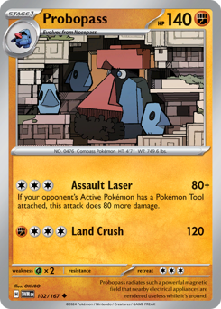 Pokemon Twilight Masquerade Probopass - 102