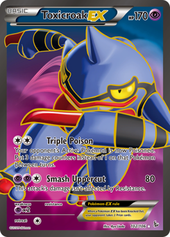 Pokemon Flashfire Toxicroak-EX - 102