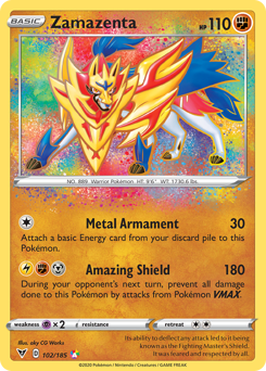 Pokemon Vivid Voltage Zamazenta - 102
