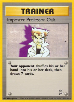 Pokemon Base Set 2 Imposter Professor Oak - 102