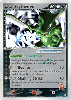 Pokemon Team Rocket Returns Rocket's Scyther ex - 102
