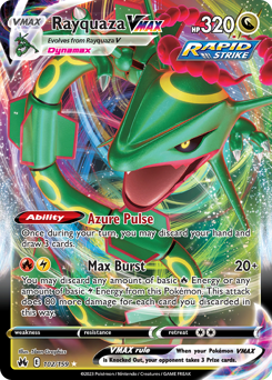 Pokemon Crown Zenith Rayquaza VMAX - 102