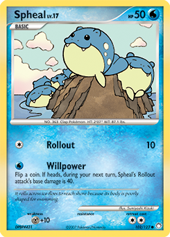 Pokemon Mysterious Treasures Spheal - 102