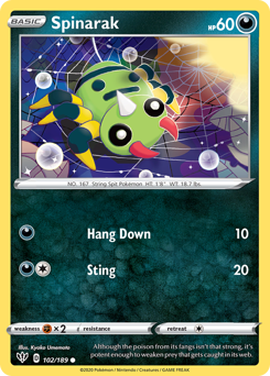 Pokemon Darkness Ablaze Spinarak - 102