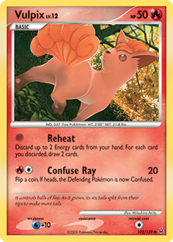 Pokemon Platinum Vulpix - 102