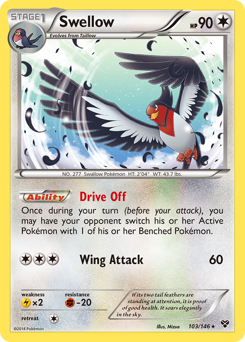 Pokemon XY Swellow - 103