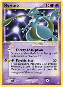 Pokemon Holon Phantoms Mewtwo ★ - 103