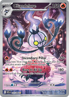 Pokemon White Flare Chandelure - 103
