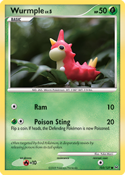 Pokemon Platinum Wurmple - 103