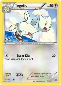 Pokemon Plasma Storm Togetic - 103