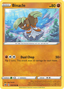 Pokemon Rebel Clash Binacle - 103
