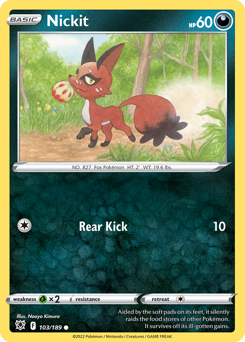Pokemon Astral Radiance Nickit - 103