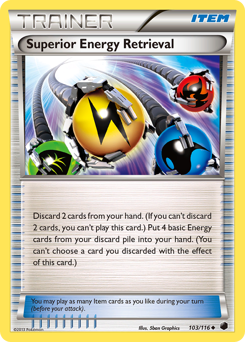 Pokemon Plasma Freeze Superior Energy Retrieval - 103