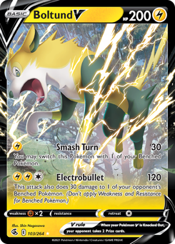 Pokemon Fusion Strike Boltund V - 103