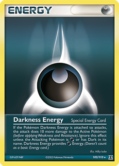 Pokemon Delta Species Darkness Energy - 103