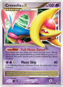Pokemon Great Encounters Cresselia LV.X - 103