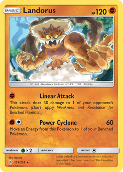 Pokemon Unbroken Bonds Landorus - 103