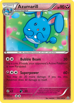 Pokemon Primal Clash Azumarill - 103