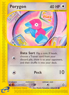 Pokemon Aquapolis Porygon - 103