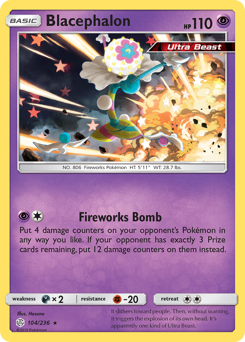 Pokemon Cosmic Eclipse Blacephalon - 104