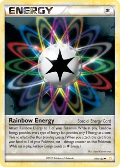 Pokemon HeartGold & SoulSilver Rainbow Energy - 104