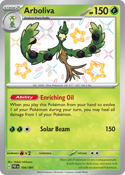 Pokemon Paldean Fates Arboliva - 104