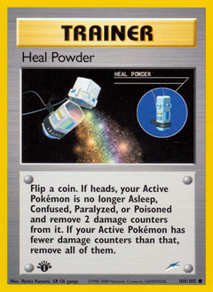 Pokemon Neo Destiny Heal Powder - 104