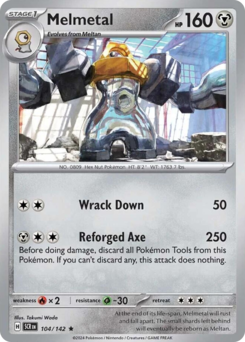 Pokemon Stellar Crown Melmetal - 104