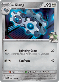 Pokemon Journey Together N's Klang - 104