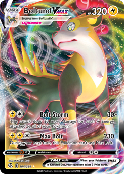 Pokemon Fusion Strike Boltund VMAX - 104