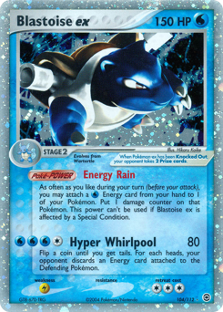 Pokemon FireRed & LeafGreen Blastoise ex - 104