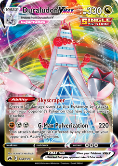 Pokemon Crown Zenith Duraludon VMAX - 104