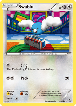 Pokemon Dragons Exalted Swablu - 104