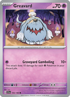 Pokemon Scarlet & Violet Greavard - 104