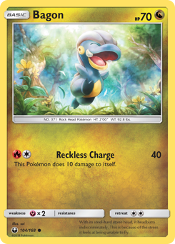 Pokemon Celestial Storm Bagon - 104