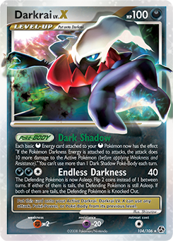 Pokemon Great Encounters Darkrai LV.X - 104