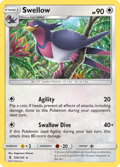 Pokemon Guardians Rising Swellow - 104