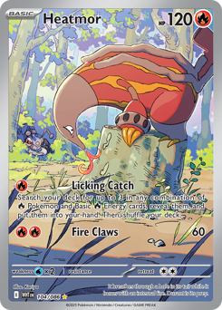 Pokemon White Flare Heatmor - 104