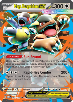 Pokemon Mega Evolution Mega Kangaskhan ex - 104