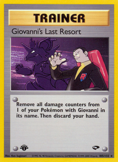 Pokemon Gym Challenge Giovanni's Last Resort - 105