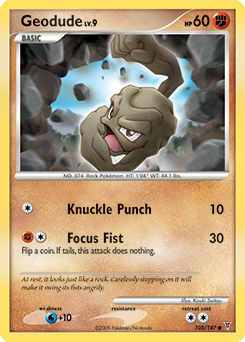 Pokemon Supreme Victors Geodude - 105