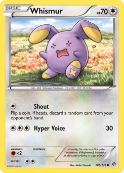 Pokemon Plasma Storm Whismur - 105