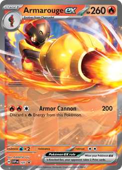 Pokemon Scarlet & Violet Black Star Promos Armarouge ex - 105