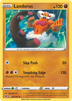 Pokemon Lost Origin Landorus - 105