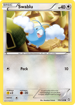Pokemon Dragons Exalted Swablu - 105